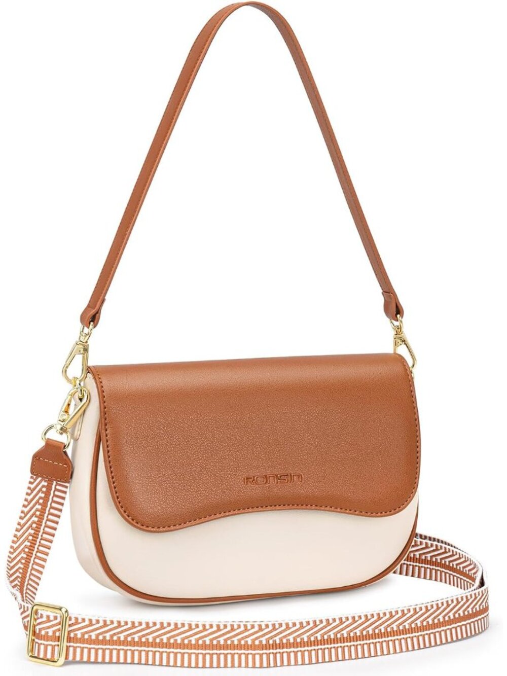 Small Crossbody Bags for Women Mini Shoulder Purse Flap Saddle Purses Underarm S